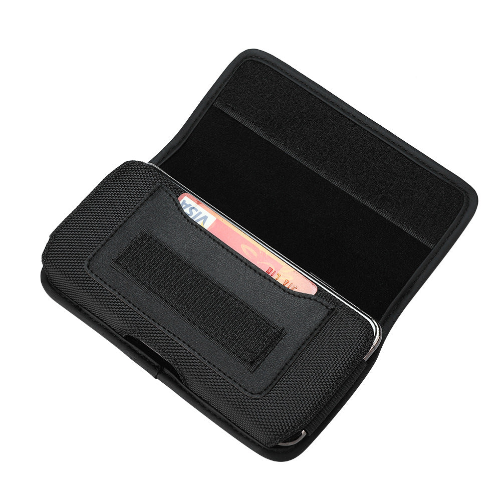 Vertical MAX Leather Waist Case with Card Slot & Nylon Belt Clip