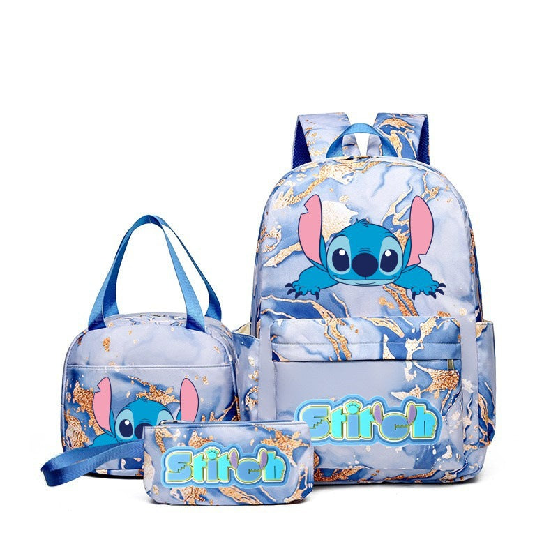 Waterproof 3-Piece School Backpack Set for Students & Travel