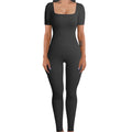 Women's Sexy Square Neck Slim-Fit Jumpsuit
