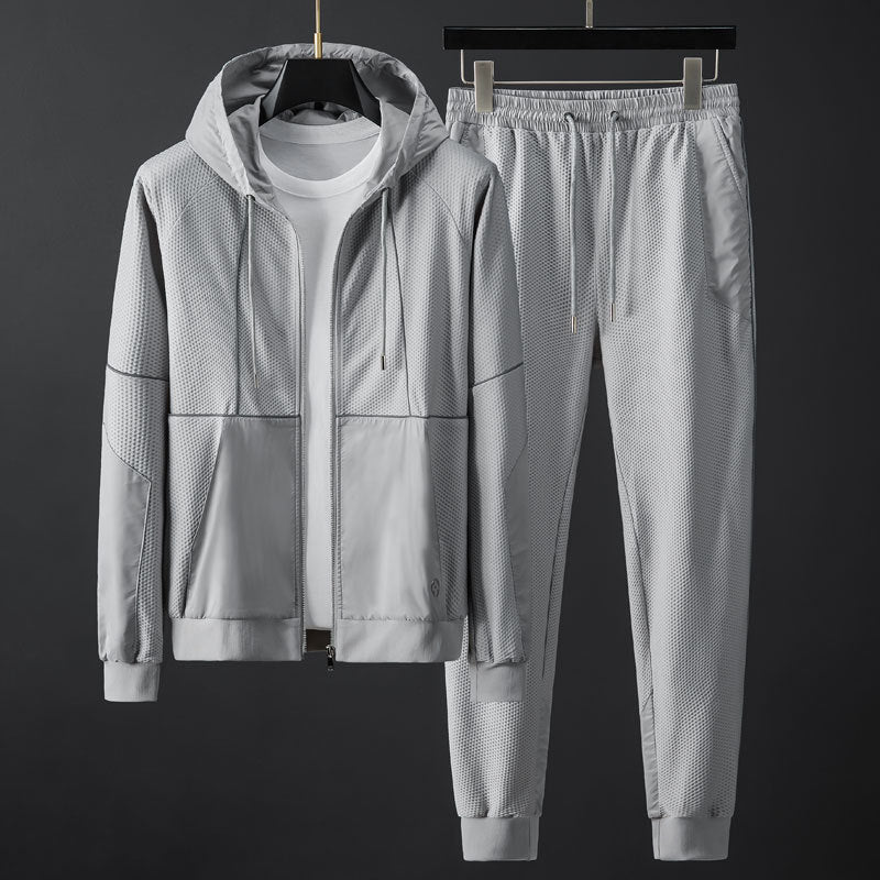 BreezeWeave Sport Hoodie Set