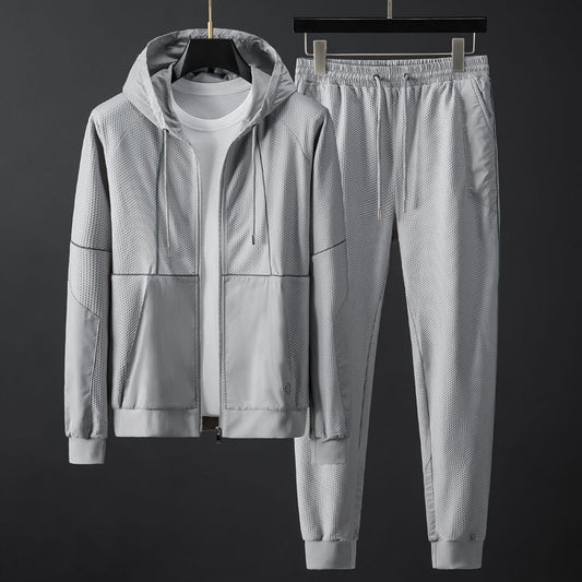 BreezeWeave Sport Hoodie Set