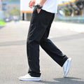 Mens Spring & Autumn Thin Cotton Cargo Pants  Loose Fit, Multi-Pocket, Breathable, Plus Size