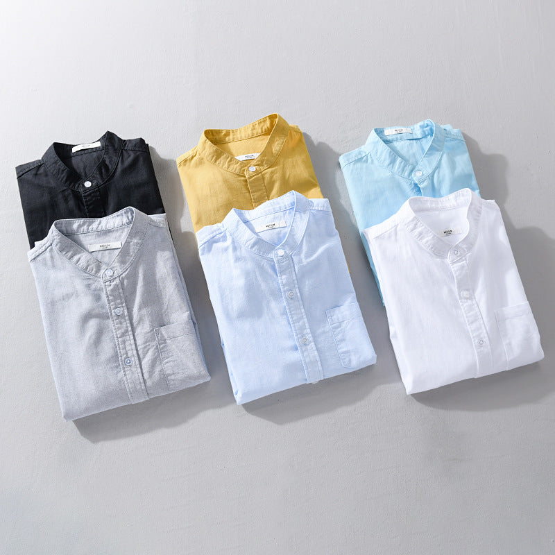 New Oxford Spinning Casual Men's Long-Sleeved Shirt
