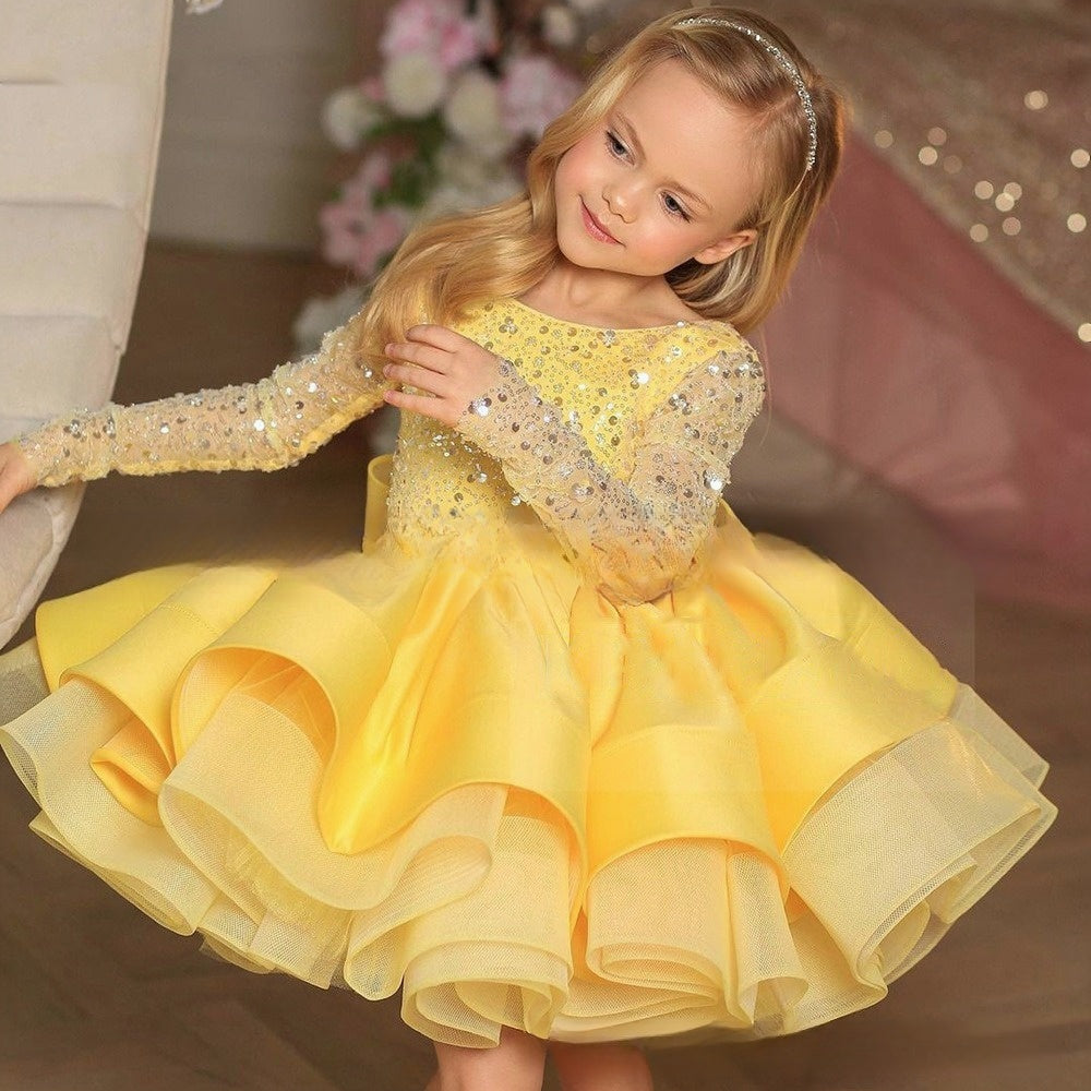Dreamland Ruffle Satin Gown