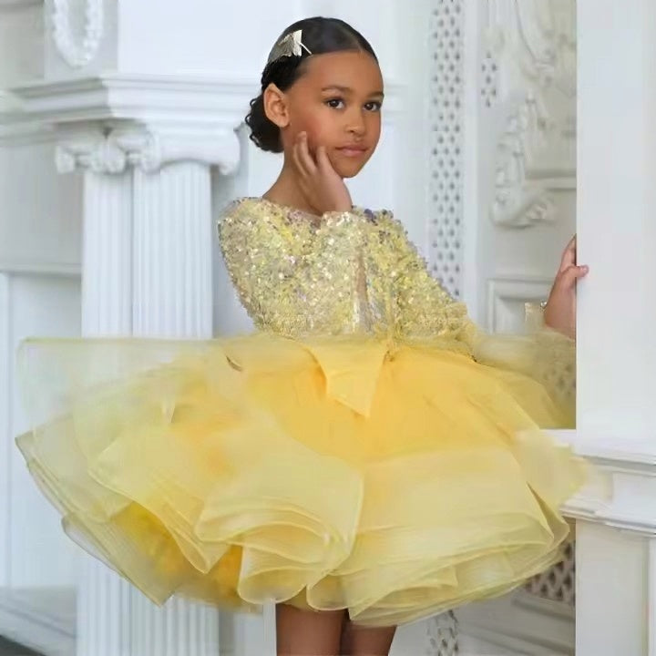 Dreamland Ruffle Satin Gown