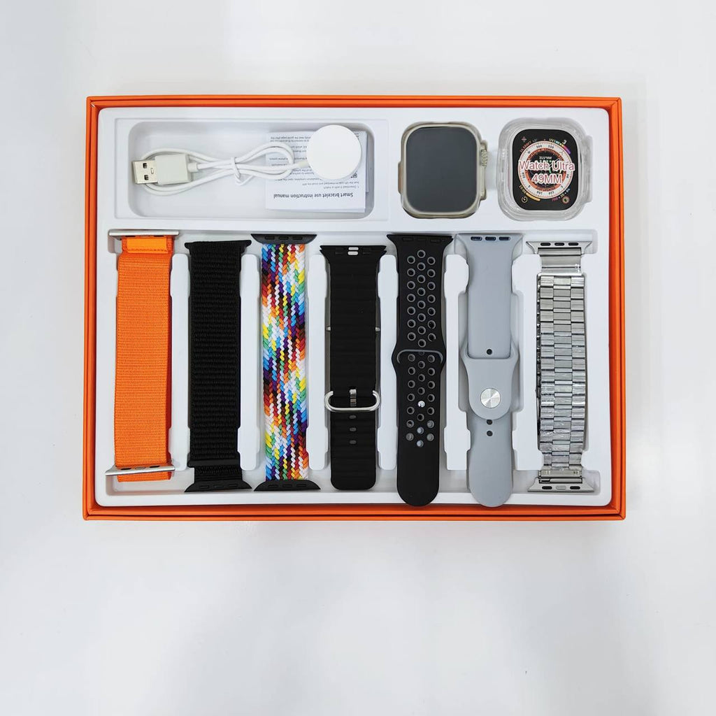 Ultra Smart Watch 7 in 1 men's and women's  bands