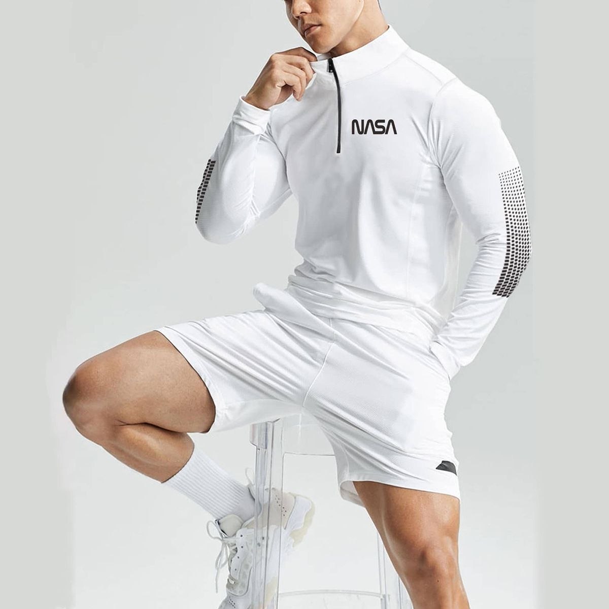 Men's High-Elastic Performance Running & Fitness Shirt