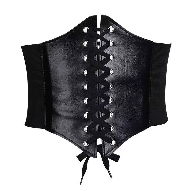 Vintage Medieval Wide Waist Cincher Belt for Women
