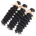 Deep Wave Loose Hair Extensions Natural Color 3 Bundle