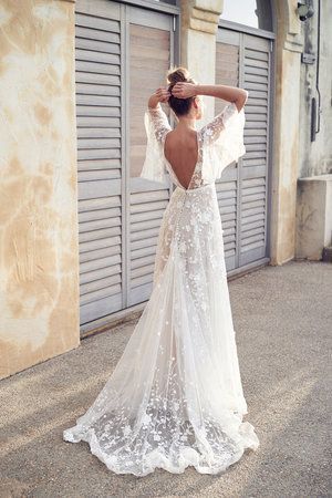 Sexy Backless Lace V-Neck Dress
