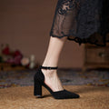 Petite Elegance Block Heel Pumps (On Hand)