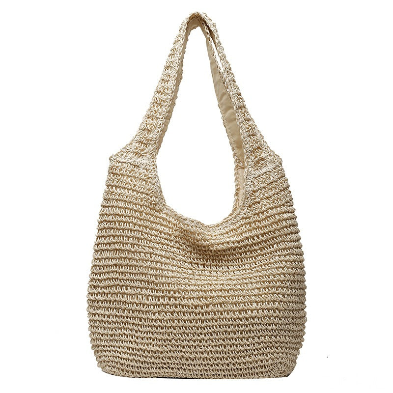 Wind Grass Woven Tote Bags: Stylish Armpit Bags for Women