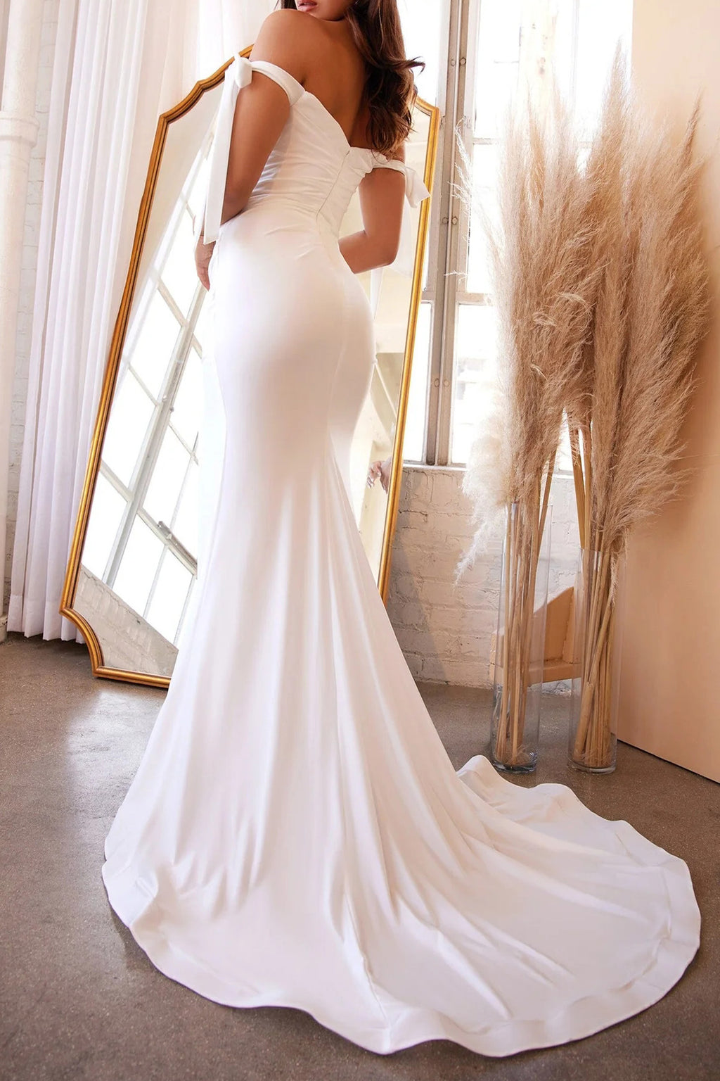Tail Tempered Slit Banquet Evening Dress: Summer Slim & Thin