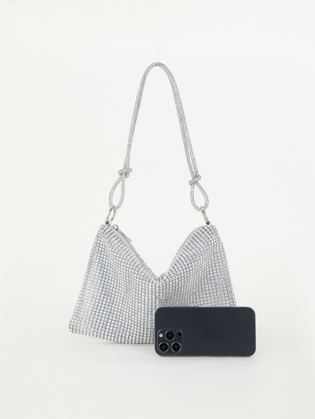 Crescent Sparkle Dinner Shoulder Bag