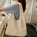 Handwoven Shoulder Bag: Retro Vintage Tote for Women's Fashion