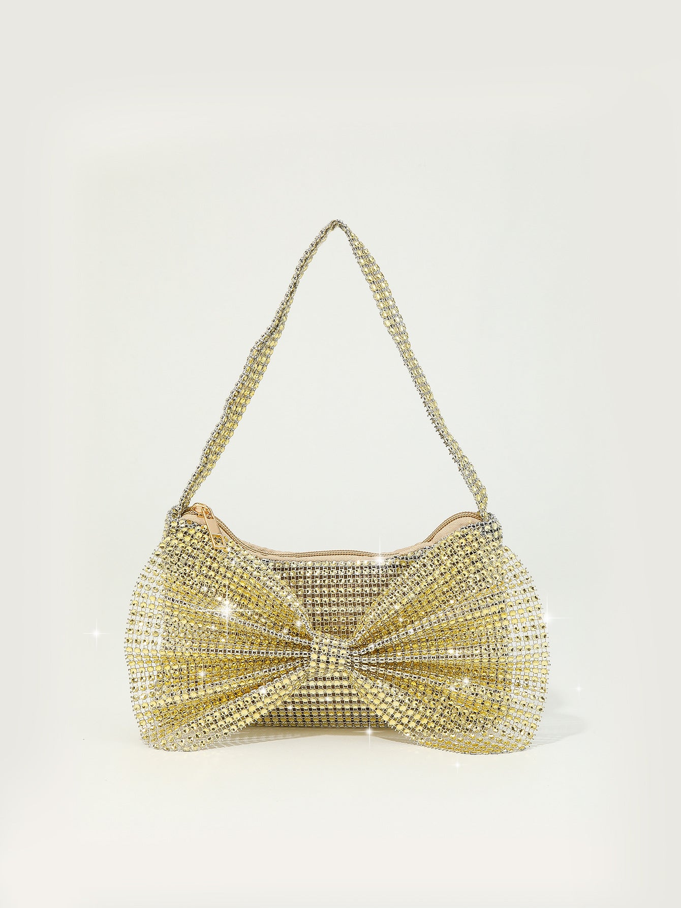 Glittering Diamond Accent Mini Evening Bag