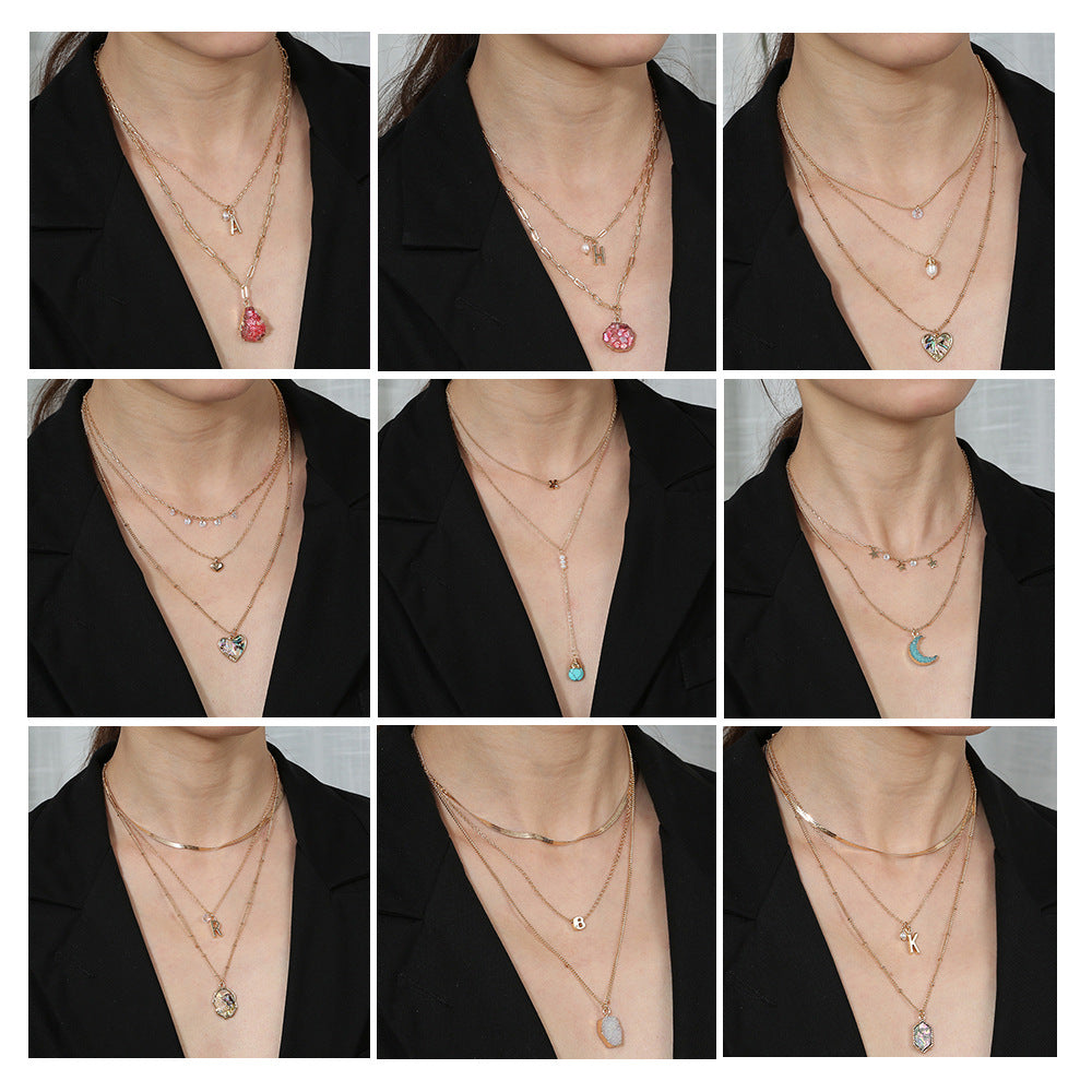 PrismDazzle Geometric Glamour Necklace