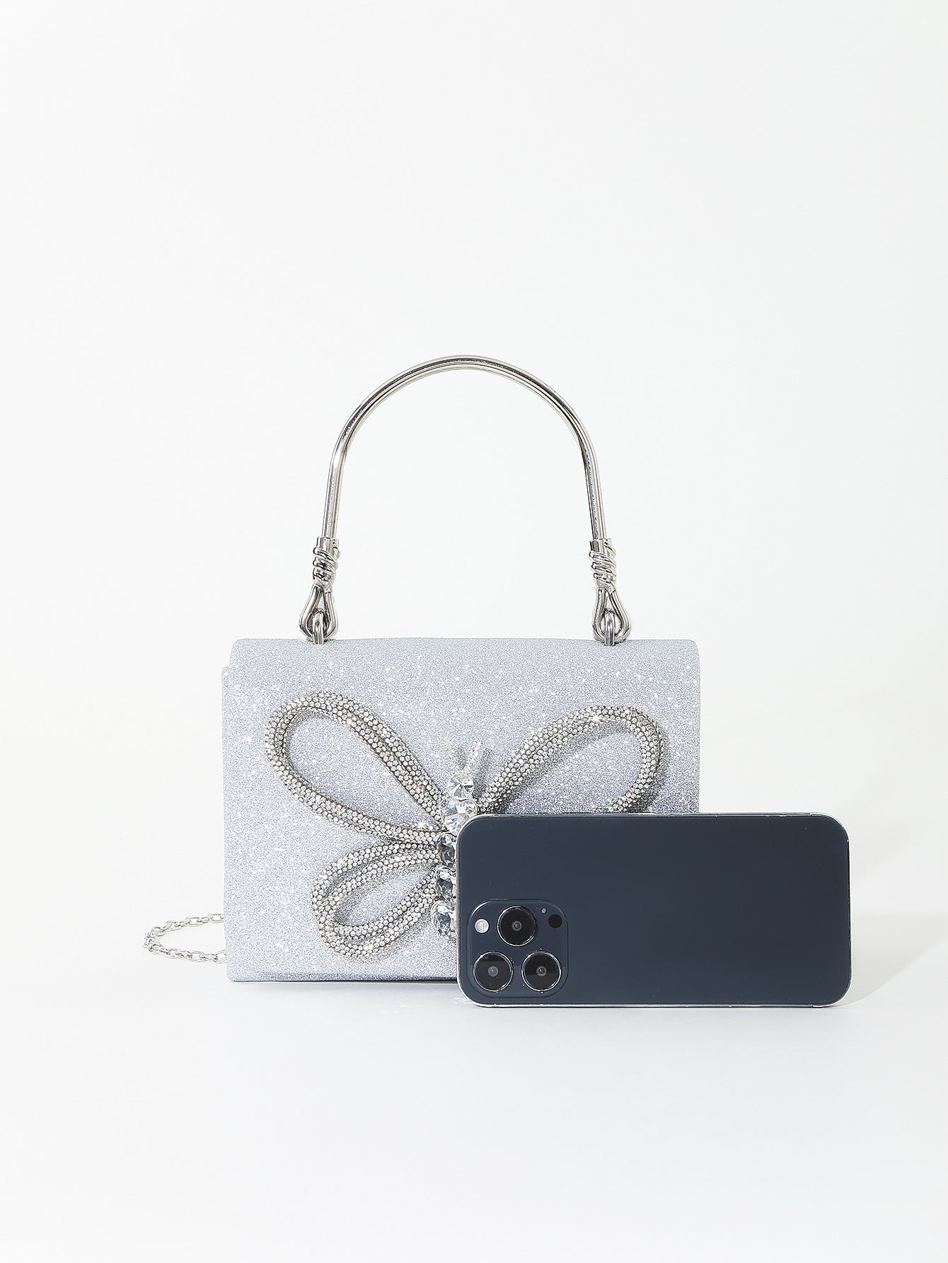 Glittering Diamond Butterfly Handbag: Perfect for Wedding Dinners