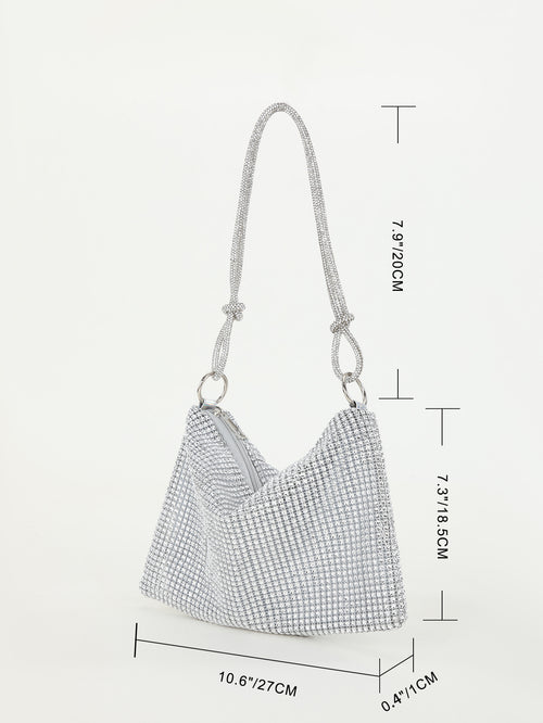 Crescent Sparkle Dinner Shoulder Bag