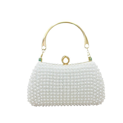 Exquisite Pearl Evening Bag: Perfect for Weddings & Birthdays