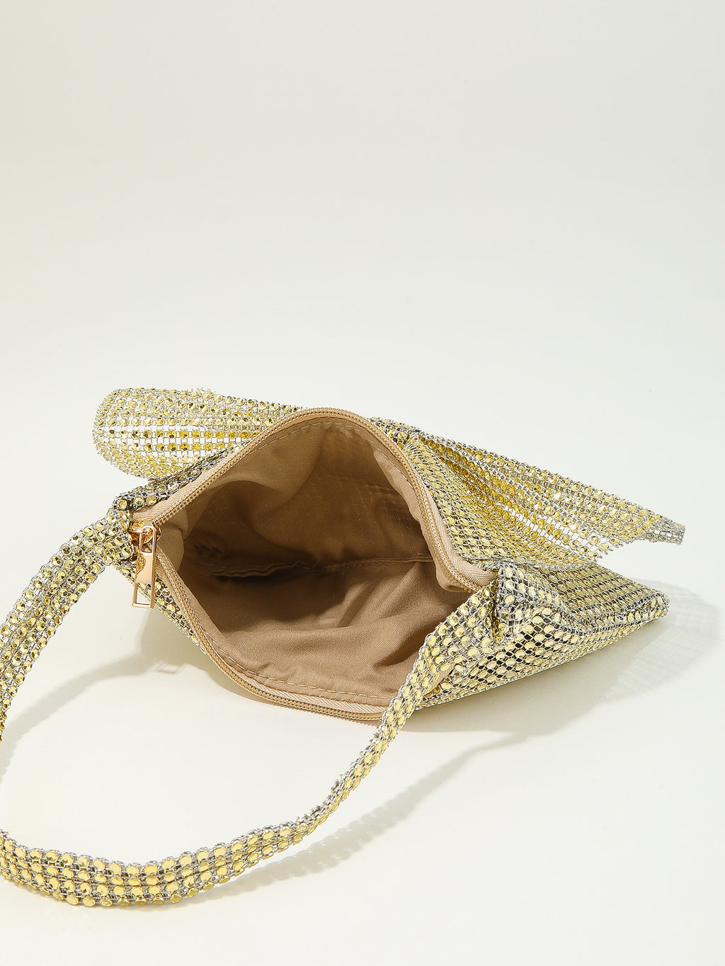 Glittering Diamond Accent Mini Evening Bag
